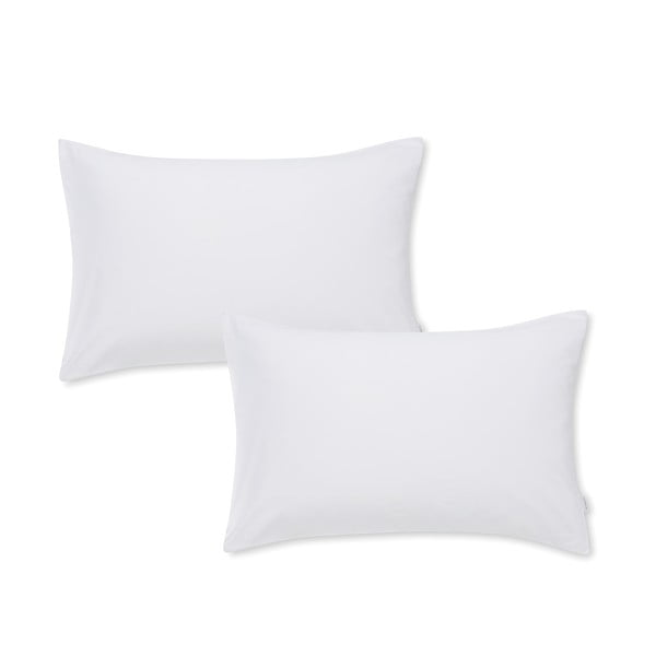 Комплект от 2 калъфки за възглавници от бял памучен сатен Standard, 50 x 75 cm Cotton Sateen - Bianca