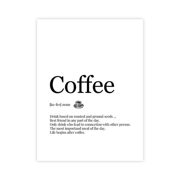 Плакат 30x40 cm Coffee  