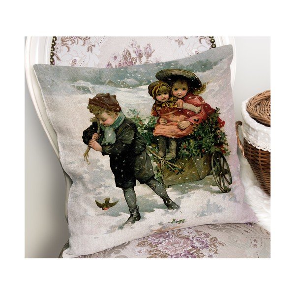 Калъфка за възглавница с коледен мотив 43x43 cm – Mila Home-image-2