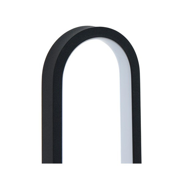 Матово черно метална LED затъмняваща се подова лампа (височина 130 cm) Loop – Ellos Home-image-4