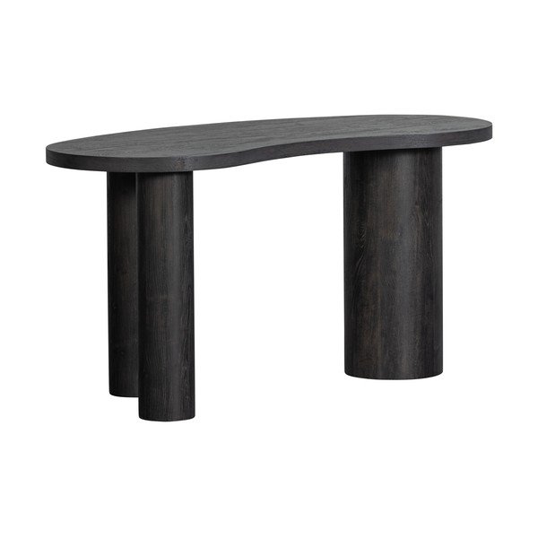 Тъмнокафява конзолна маса от декор от бор 70x150 cm Maan – WOOOD-image-3