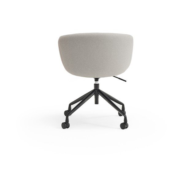 Светлосив тапициран офис стол Add – Teulat-image-4