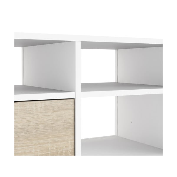 Бяла маса за телевизор , 117 x 57 cm Oslo - Tvilum-image-4