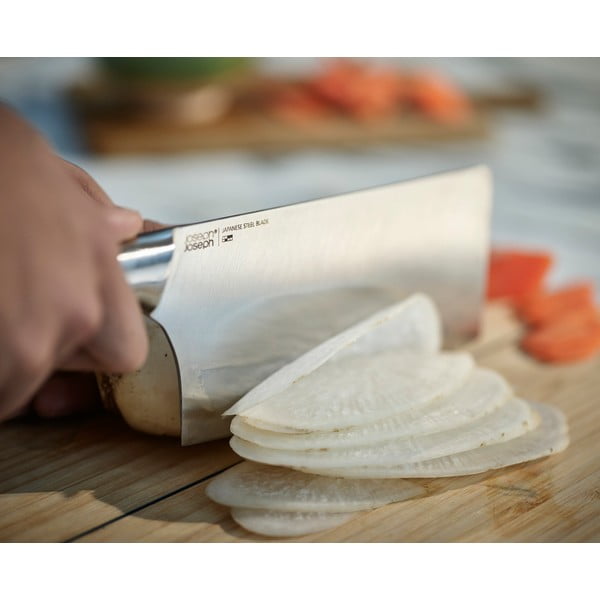 Комплект ножове с поставка от неръждаема стомана 5 бр. Elevate Fusion – Joseph Joseph-image-1