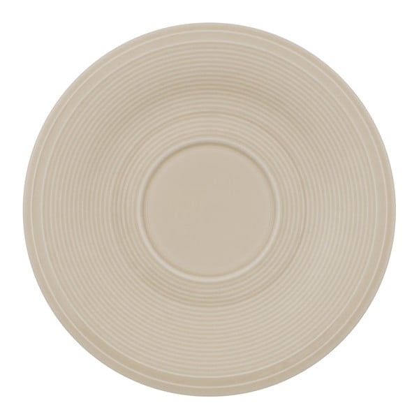 Бяла и бежова порцеланова чиния Villeroy & Boch , ø 15,5 cm Like Color Loop - like | Villeroy & Boch