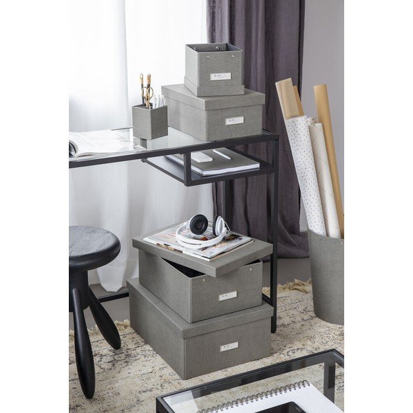 Кутия за съхранение с капак Karin - Bigso Box of Sweden-image-2