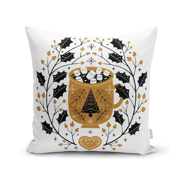 Калъфка за възглавница с коледен мотив 43x43 cm Golden Illustration – Mila Home