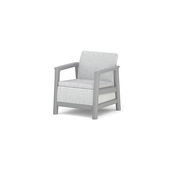 Светлосиви пластмасови градински столове в комплект 2 бр. Scandi Linea – Keter