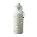 Светлозелена пластмасова детска бутилка 400 ml Little Farm by Little Dutch – Mepal