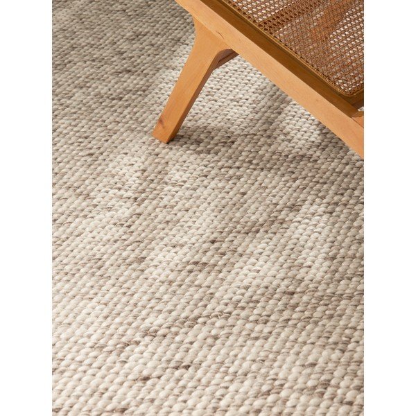 Бежов/в естествен цвят ръчно изработен вълнен килим 140x200 cm Lyon Beans – Elle Decoration-image-2