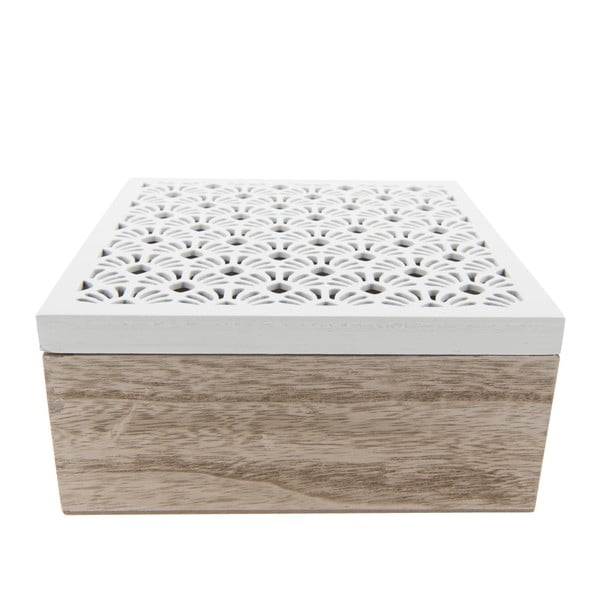 Дървена кутия за съхранение на чай Clayre & Eef Lersso - Clayre & Eef