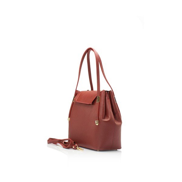 Kožená kabelka Lisa Minardi 5133 Bordo-image-2