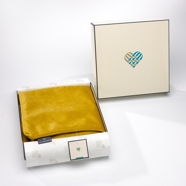 Жълта калъфка за възглавница , 50 x 50 cm Dijon - WeLoveBeds-image-1