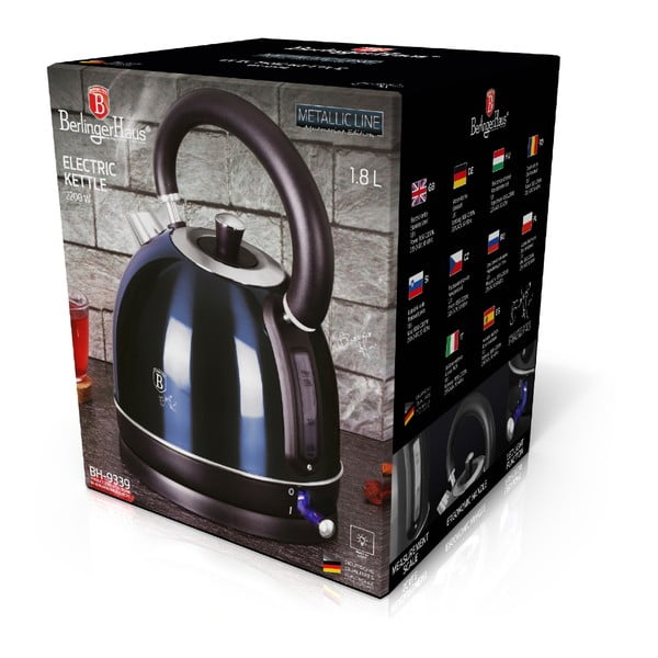 Синя електрическа кана 1,7 л Metallic Line Aquamarine Edition - BerlingerHaus-image-2