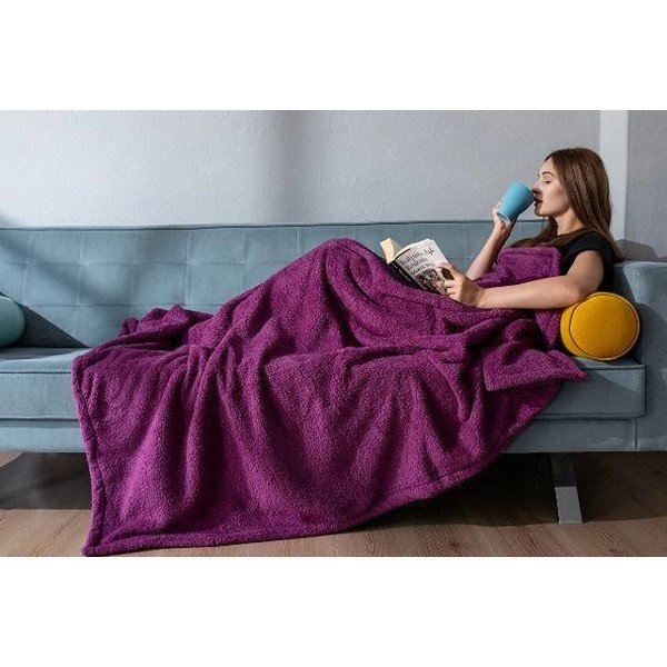 Одеяло от микроплюш 140x190 cm - Mila Home-image-2
