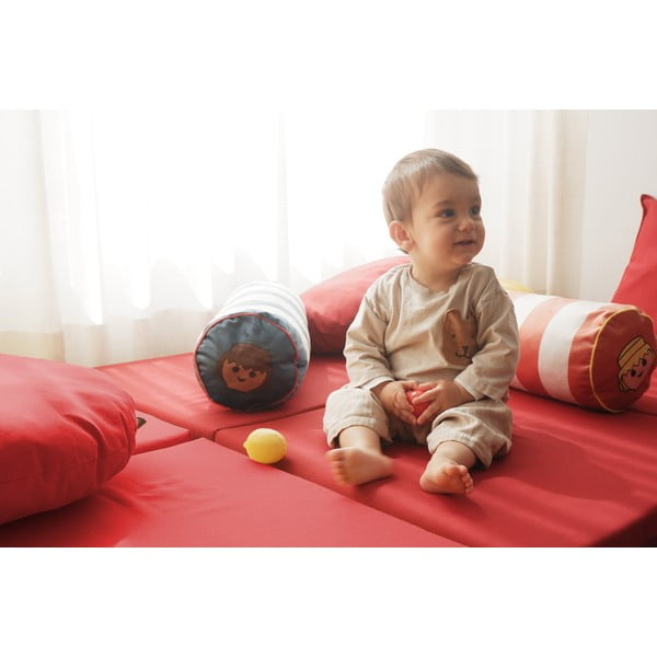 Кадифена детска възглавница Stripes – Playmobil-image-1