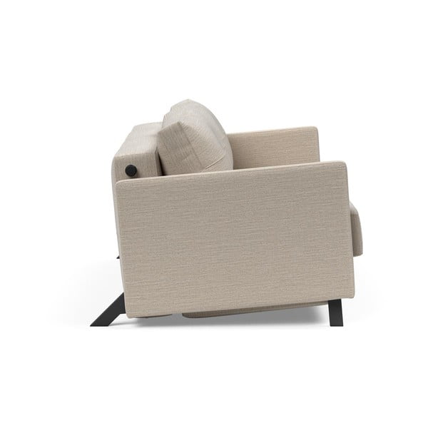 Бежов разтегателен диван с подлакътници , 160 см Cubed - Innovation-image-3