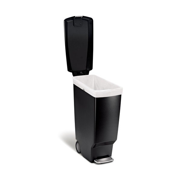 Černý pedálový koš na odpadky simplehuman Sisi, 40 l -image-1