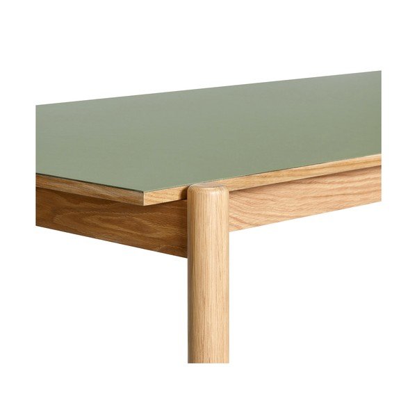 Трапезна маса от масивен дъб 107x190 cm Oblique – Hübsch-image-3