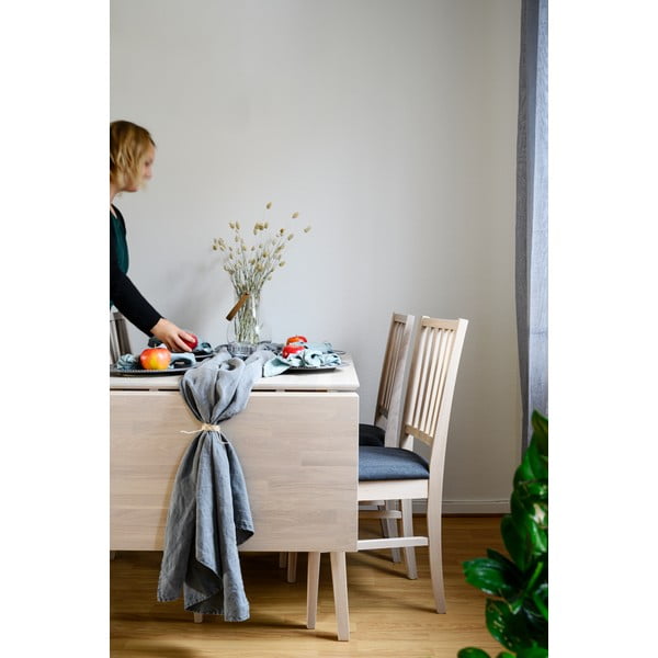 Сгъваема маса за хранене от дъб с матов лак , 120 x 80 cm Filippa - Rowico-image-2