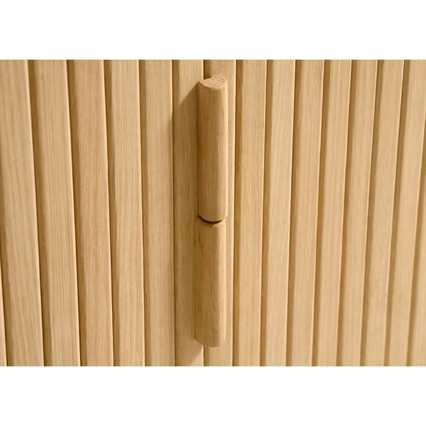 Масичка за телевизор с дъбов декор в естествен цвят 160x56 cm Cavo - Unique Furniture-image-1