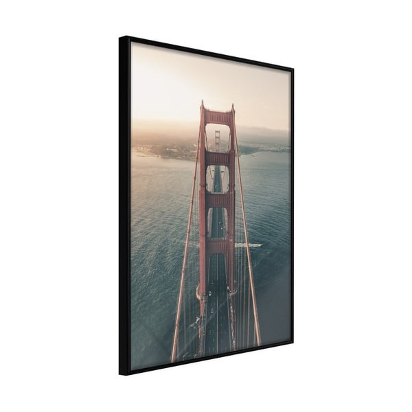 Плакат в рамка I, 40 x 60 cm Bridge in San Francisco - Artgeist