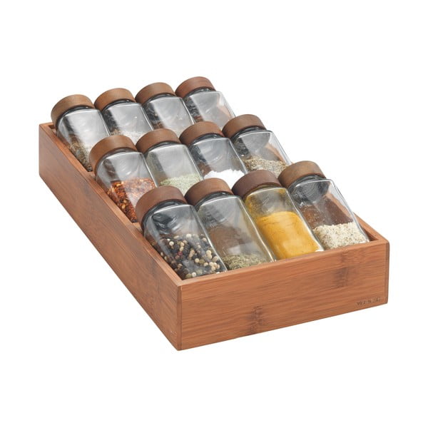 Бамбуков органайзер за подправки – Wenko-image-2