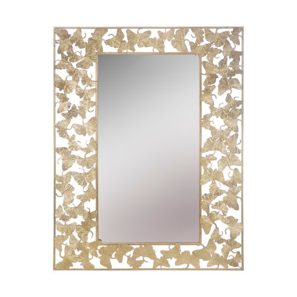 Nástěnné zrcadlo ve zlaté barvě Mauro Ferretti Foglioline Glam, 85 x 110 cm