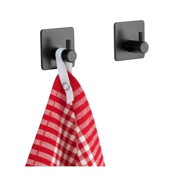 Самозадържащи се куки от неръждаема стомана в комплект от 2 Ureo - Wenko-image-2