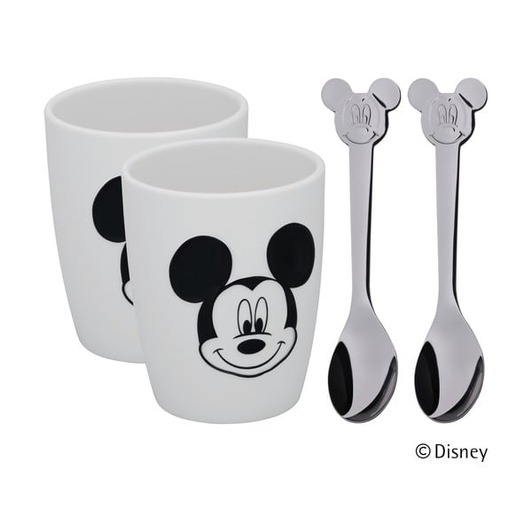 Комплект от 2 чаши и 2 лъжици , 250 ml Mickey Mouse - WMF