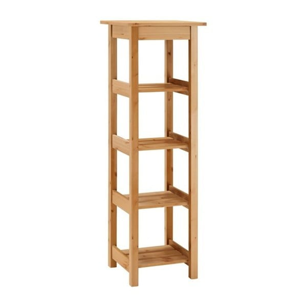 Vysoká knihovna z masivního borovicového dřeva Støraa Trine-image-1
