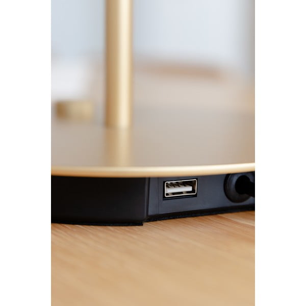 Светлосива LED затъмняваща се настолна лампа с метален абажур (височина 41,5 cm) Asteria Table – UMAGE-image-3