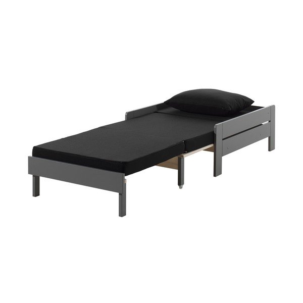 Черен/сив детски фотьойл Pino - Vipack-image-2