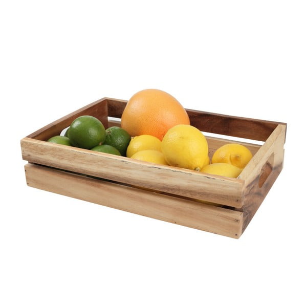 Střední přenoska z akáciového dřeva T&G Woodware Baroque Plain-image-1