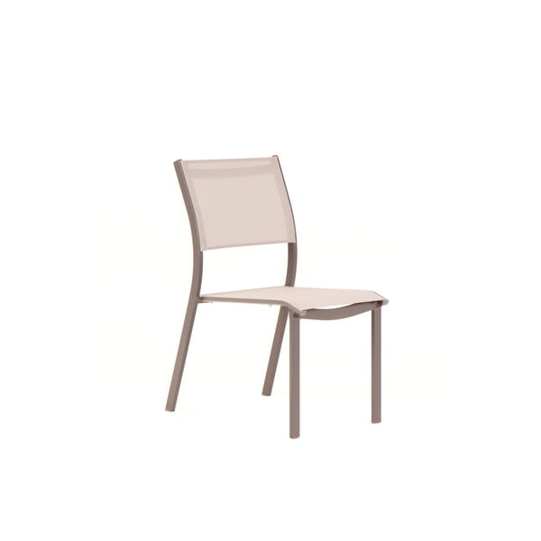 Сиви градински столове в комплект от 4 бр. метални Mistral – Ezeis