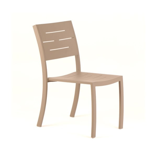 Комплект от 4 светлокафяви градински стола Typon - Ezeis