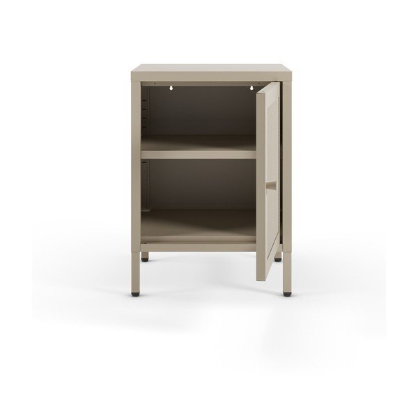 Кремаво нощно шкафче Fayna – Marckeric-image-1