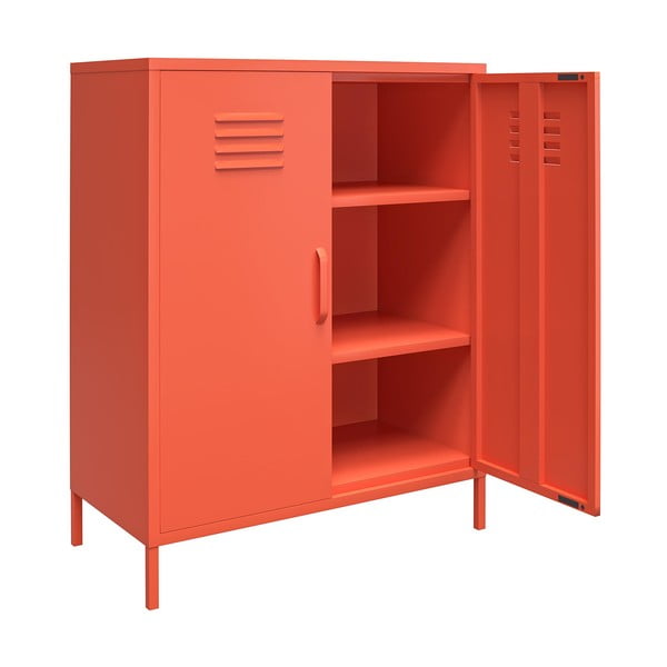 Оранжев метален шкаф , 80 x 102 cm Cache - Novogratz-image-4