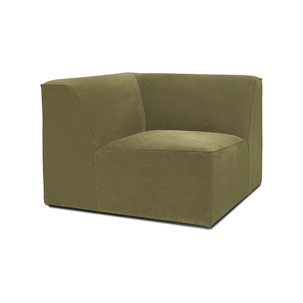 Зелен велурен диван модул Sting - Scandic-image-2