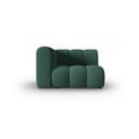 Зелен модул за диван (ляв ъгъл) Lupine - Micadoni Home
