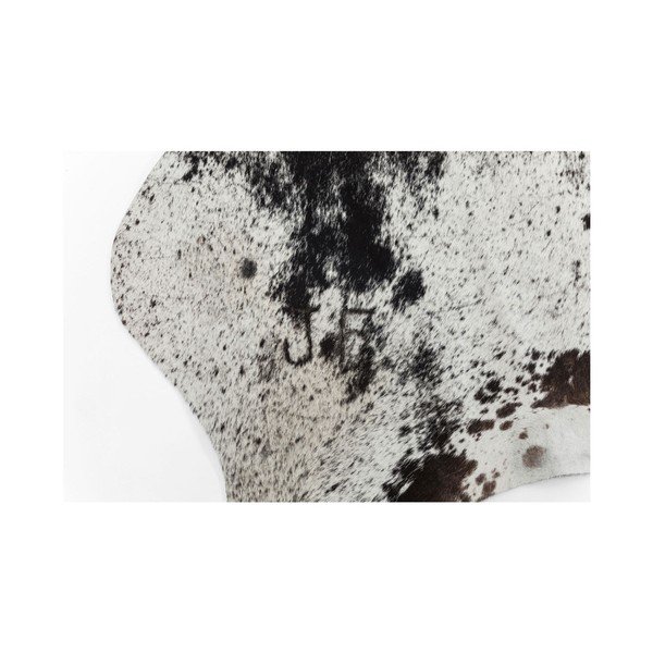 Bílo-hnědý koberec z hovězí kůže Kare Design Hide, 190 x 150 cm-image-2