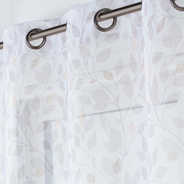 Бяла завеса от воал 140x280 cm Duchesse – douceur d'intérieur-image-2