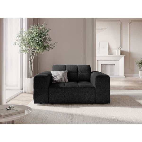 Антрацитен фотьойл Chicago - Cosmopolitan Design-image-1