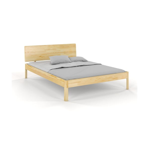 Двойно легло от борова дървесина 160x200 см в естествен цвят Ammer - Skandica