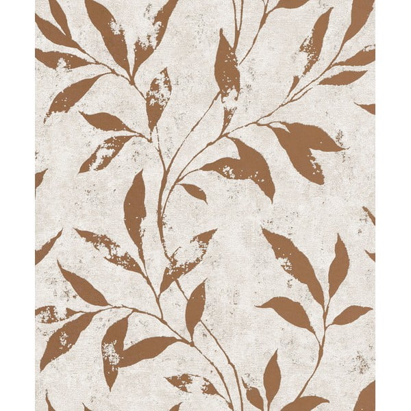 Вълнен тапет 10 m x 53 cm Copper Leaves – Vavex