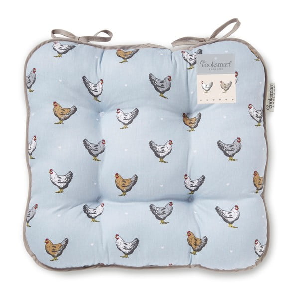 Синя памучна възглавница за седалка Farmers Kitchen - Cooksmart ®-image-2