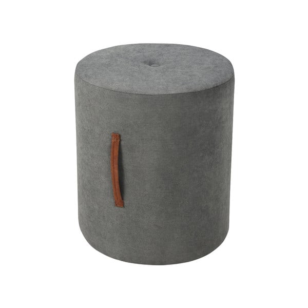 Тъмно сив пуф Motion, ø 40 cm - Kooko Home