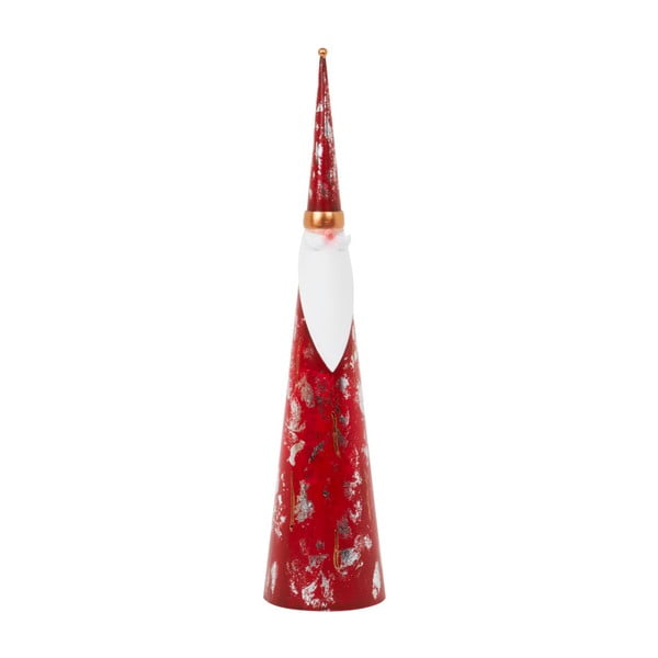 Dekorace Archipelago Small Red Cone Santa, 41 cm