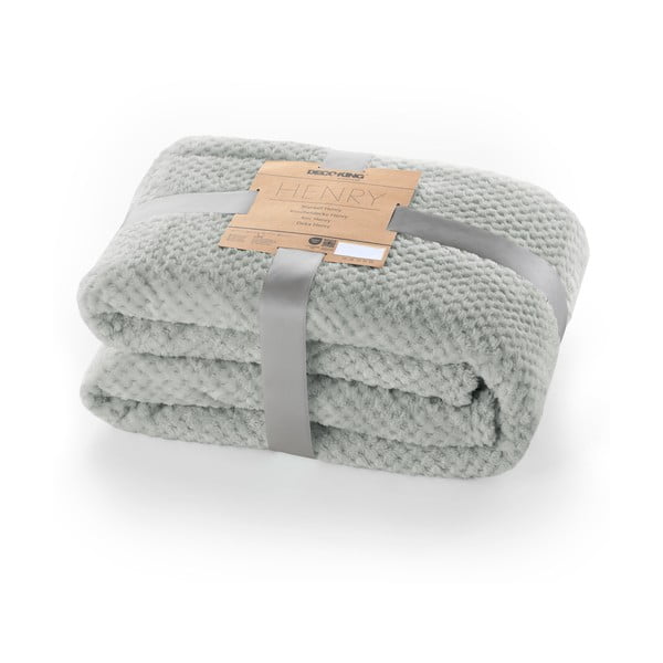 Сива покривка за легло от микрофибър , 210 x 170 cm Henry - DecoKing-image-3