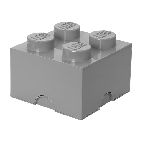 Сива квадратна кутия за съхранение - LEGO®